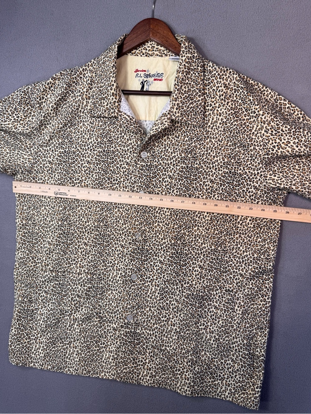 Vintage 90’s P.J. Salvage Women’s Leopard Print Pajama Set, 100% Cotton, XL - Picture 9 of 16